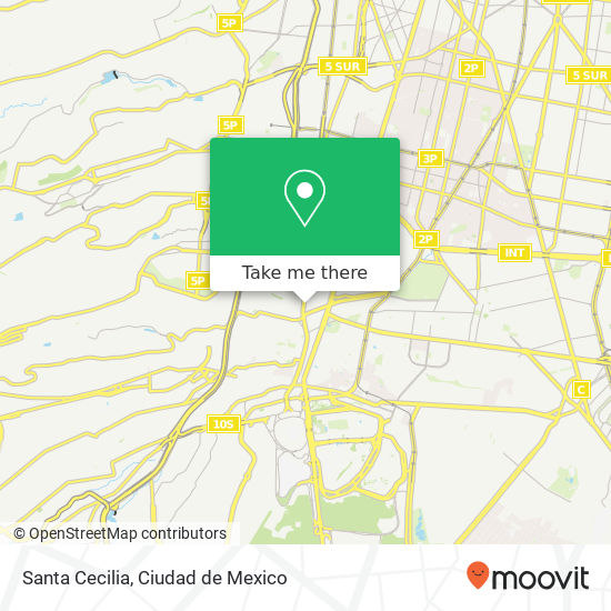 Santa Cecilia map