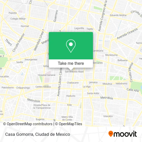 Casa Gomorra map