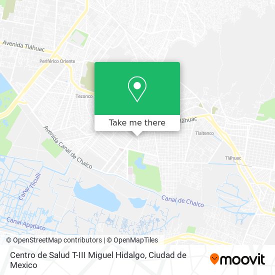 Centro de Salud T-III Miguel Hidalgo map