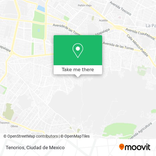 Tenorios map