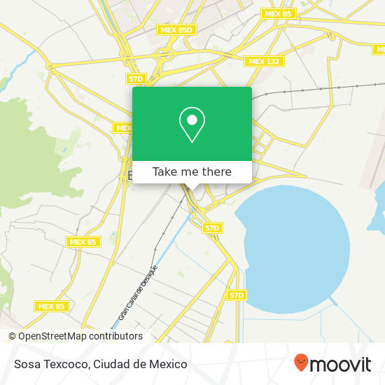 Sosa Texcoco map