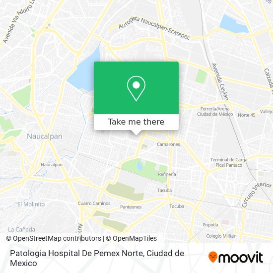 Patologia Hospital De Pemex Norte map