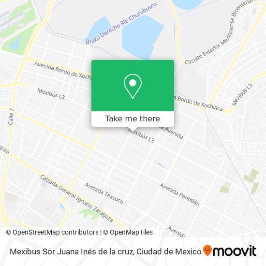 Mexibus Sor Juana Inés de la cruz map