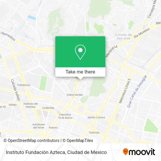 Mapa de Instituto Fundación Azteca