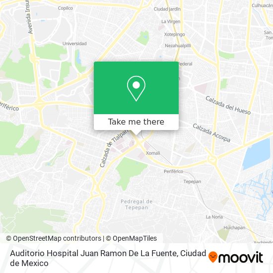 Auditorio Hospital Juan Ramon De La Fuente map