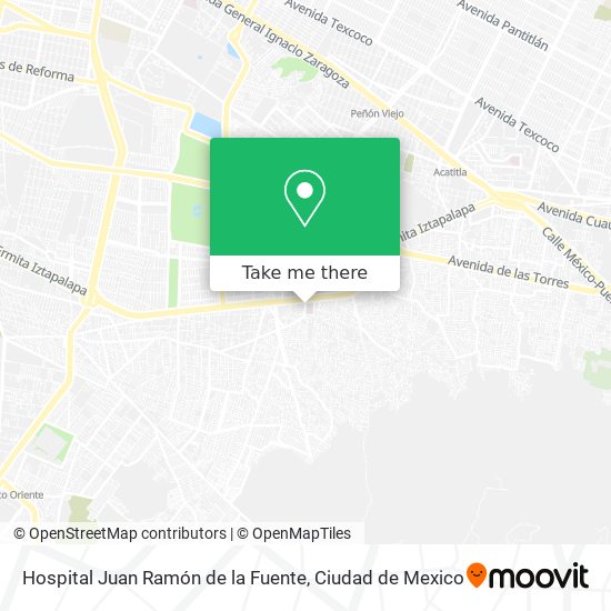 Hospital Juan Ramón de la Fuente map