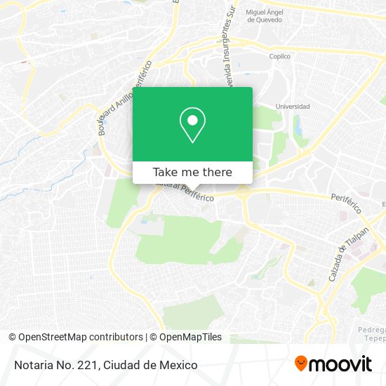 Mapa de Notaria No. 221