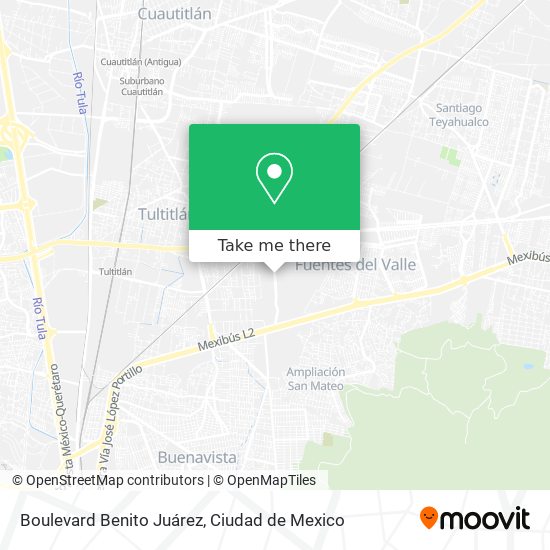 Boulevard Benito Juárez map