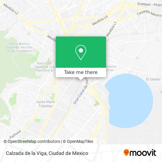 Calzada de la Viga map