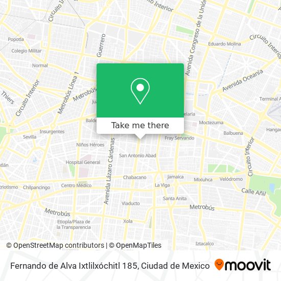 Fernando de Alva Ixtlilxóchitl 185 map