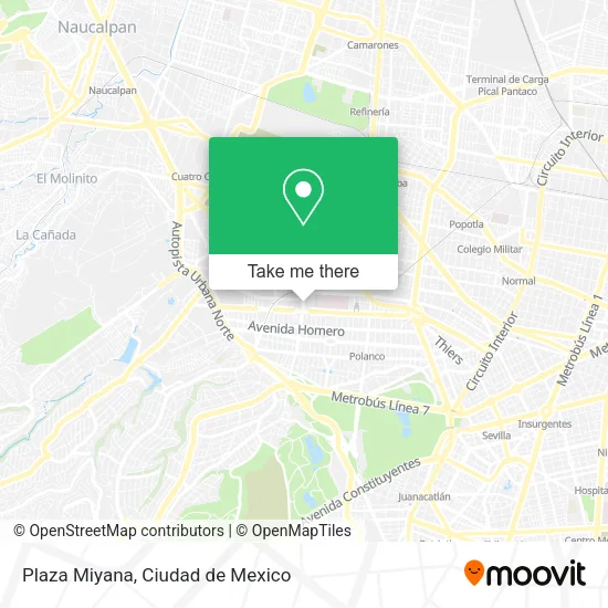 Mapa de Plaza Miyana
