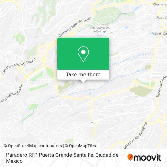 Paradero RTP Puerta Grande-Santa Fe map
