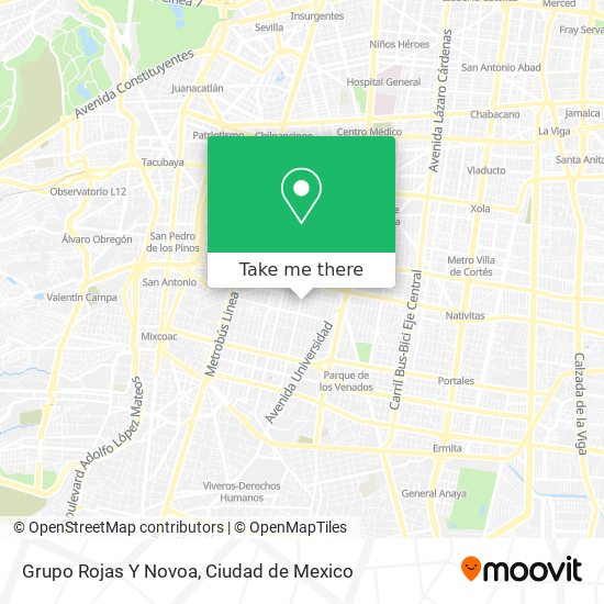 Grupo Rojas Y Novoa map