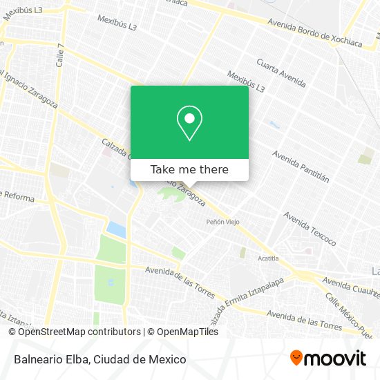 Mapa de Balneario Elba