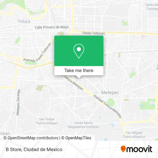 B Store map