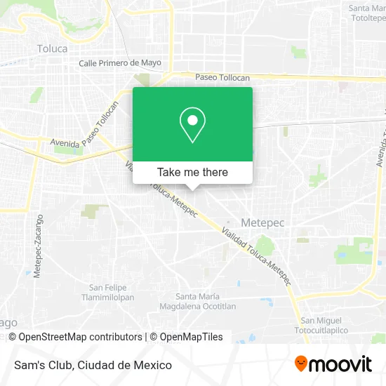Sam's Club map