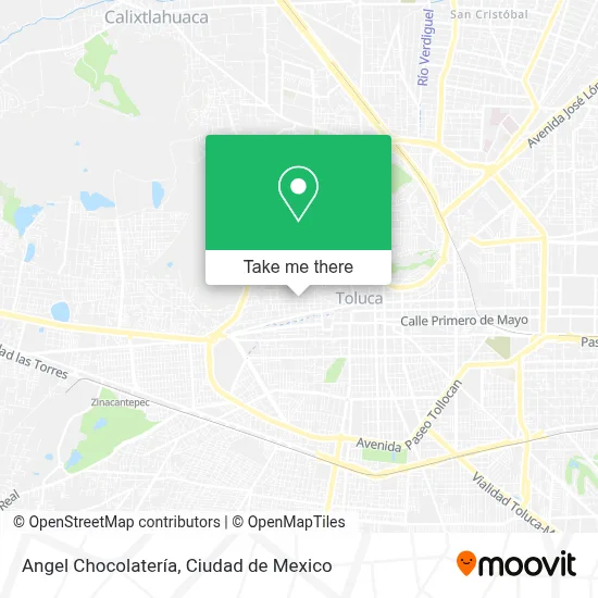 Angel Chocolatería map