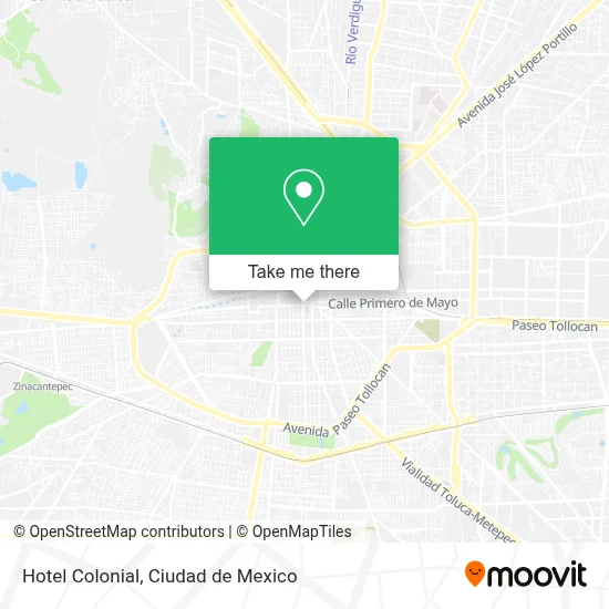 Hotel Colonial map