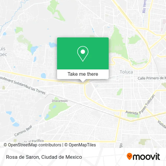Rosa de Saron map