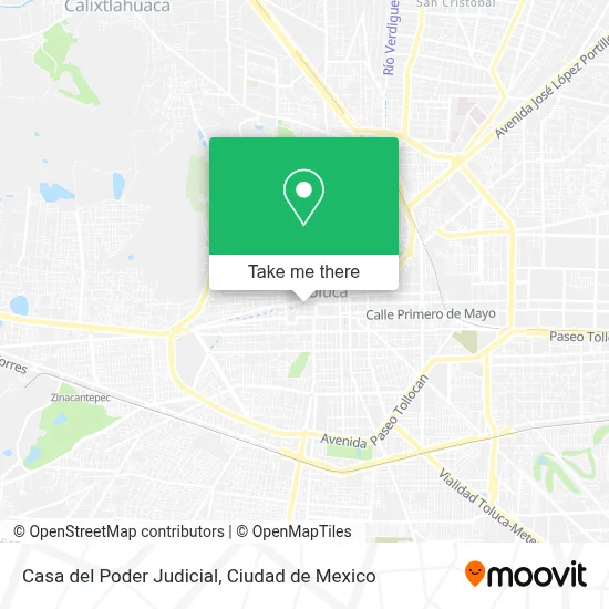 Casa del Poder Judicial map