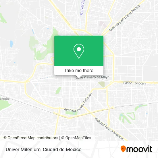 Univer Milenium map
