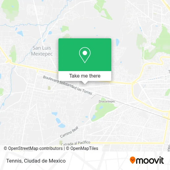 Tennis map