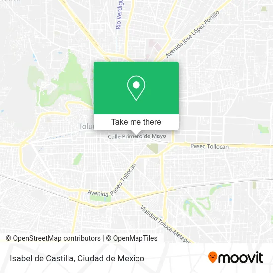 Isabel de Castilla map
