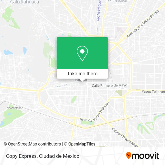 Copy Express map