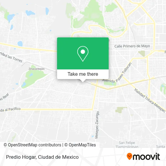 Predio Hogar map