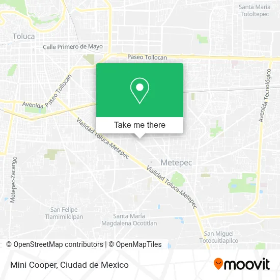 Mini Cooper map