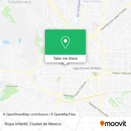 Ropa Infantil map