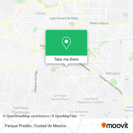 Parque Prodec map