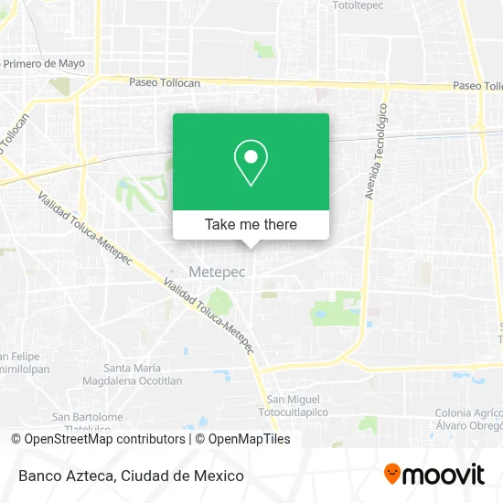 Banco Azteca map