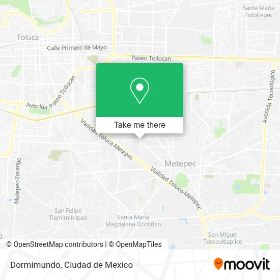 Dormimundo map