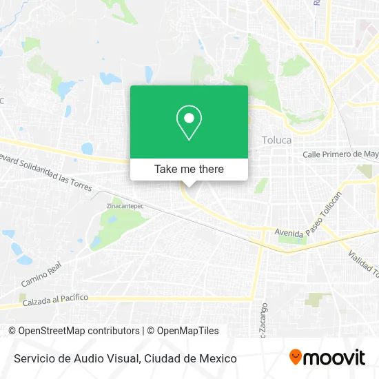 Servicio de Audio Visual map