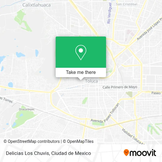 Delicias Los Chuvis map