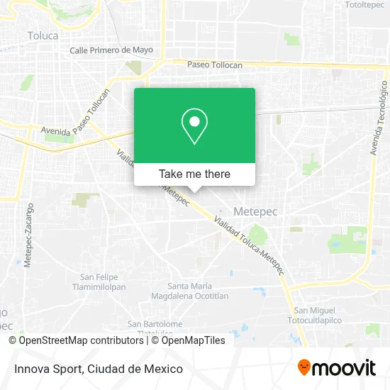Innova Sport map