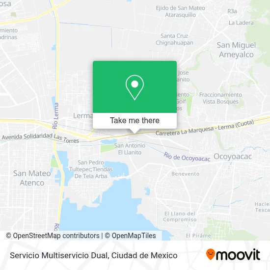 Servicio Multiservicio Dual map