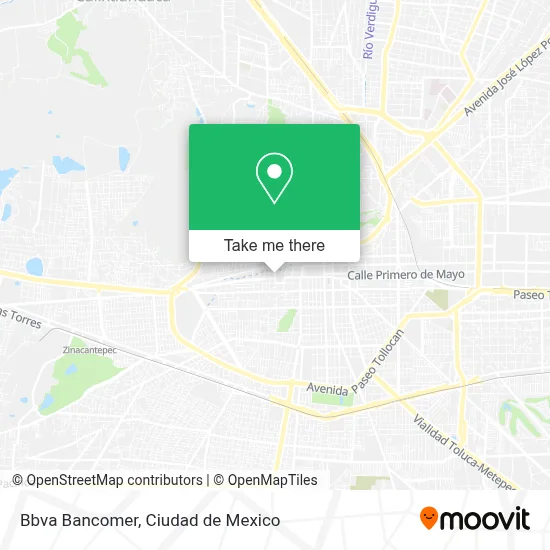 Bbva Bancomer map