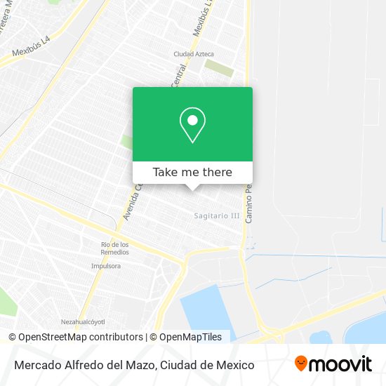 Mapa de Mercado Alfredo del Mazo