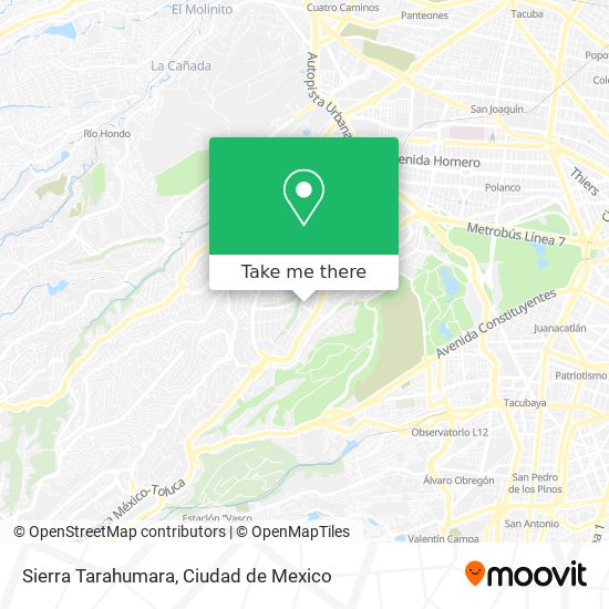 Mapa de Sierra Tarahumara
