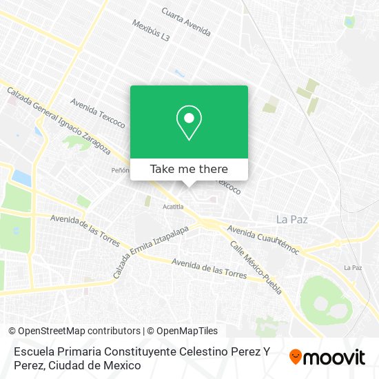 Escuela Primaria Constituyente Celestino Perez Y Perez map