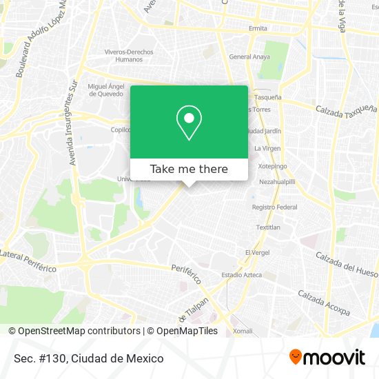 Mapa de Sec. #130