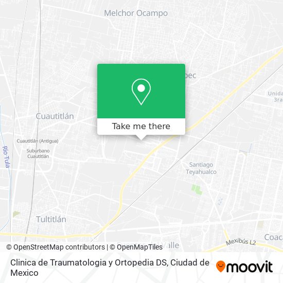 Clinica de Traumatologia y Ortopedia DS map