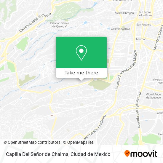 Capilla Del Señor de Chalma map