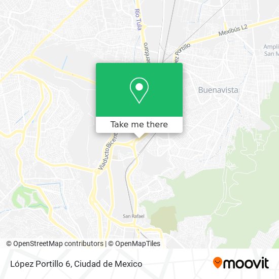 López Portillo 6 map
