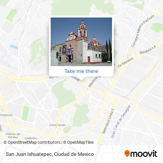 San Juan Ixhuatepec map
