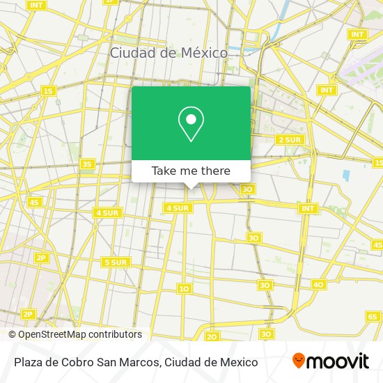 Plaza de Cobro San Marcos map
