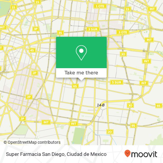 Super Farmacia San Diego map