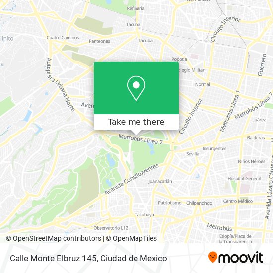 Calle Monte Elbruz 145 map
